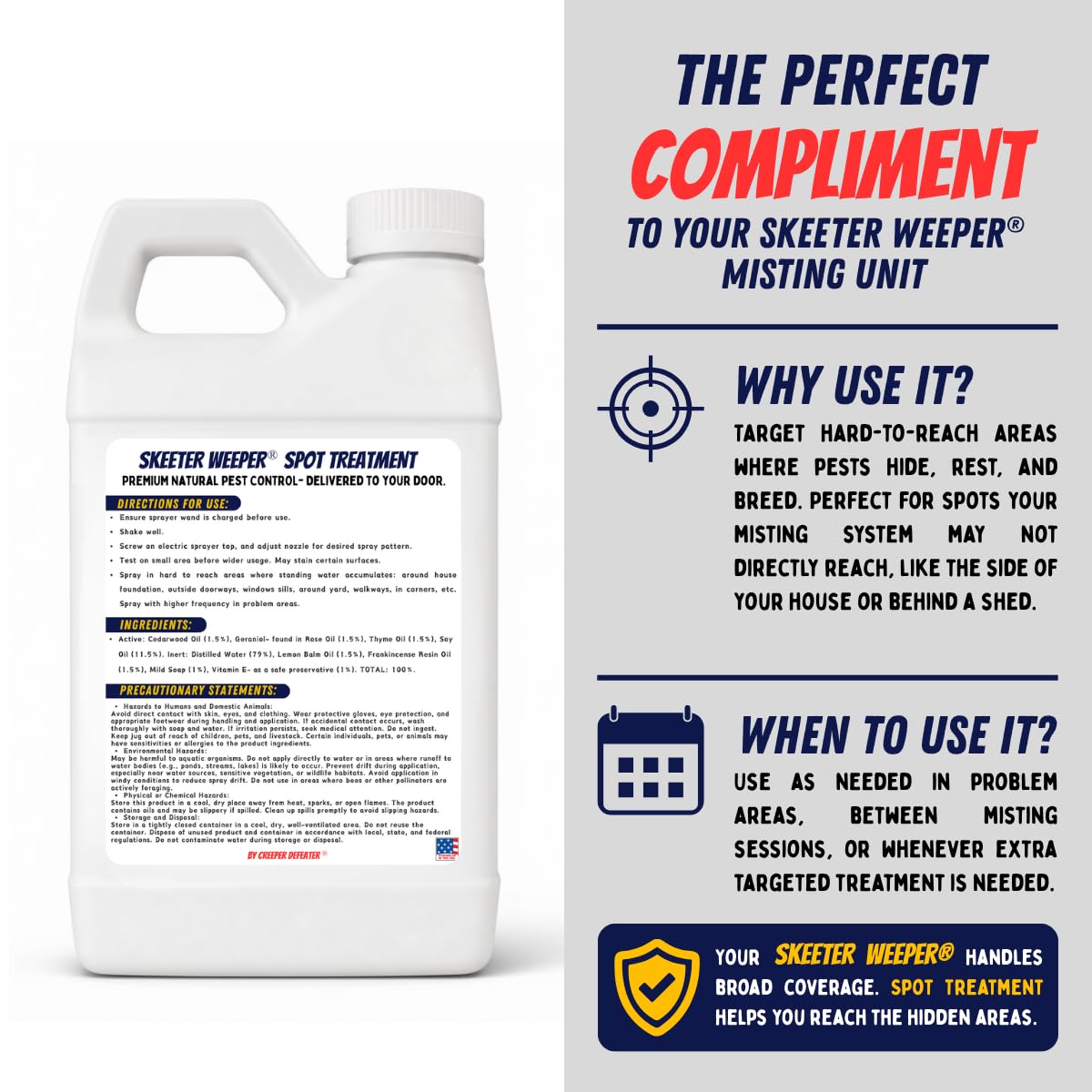 Natural Mosquito & Insect Control Spot Treatment Spray H69011