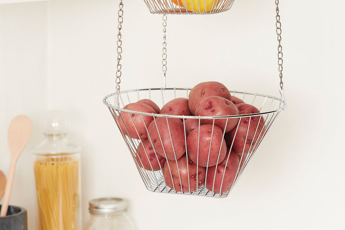 Three Tier Hanging Wire Baskets, Pack of 2 P5797