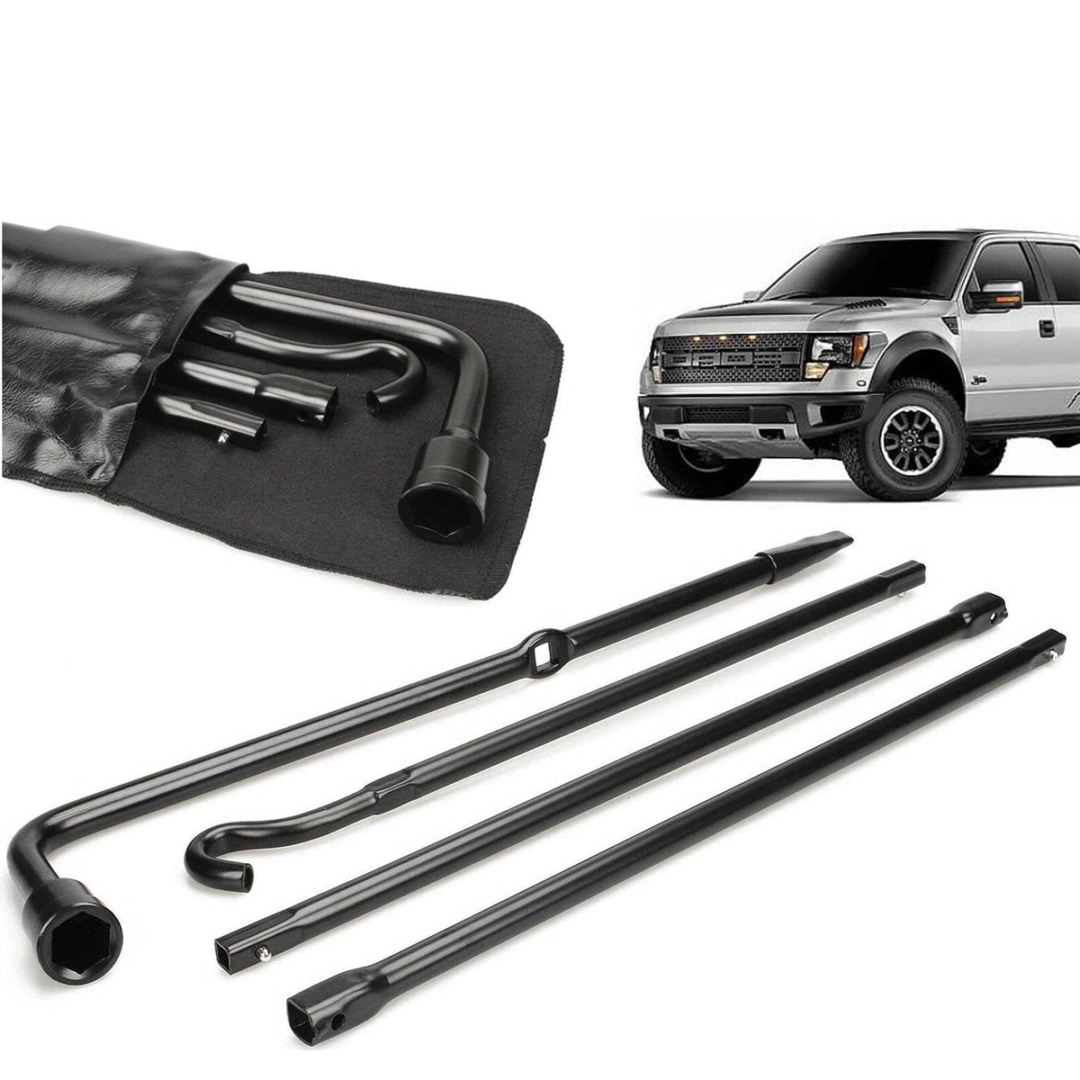 Spare Tire Tool Kit with Scissor Jack 2 Ton I6323