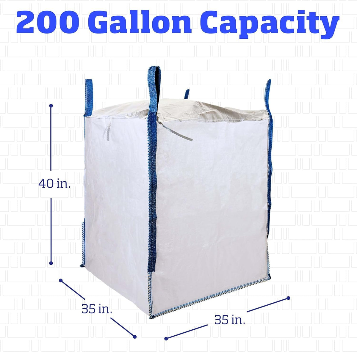 Heavy Duty 200 Gallon Bulk Bags I25745
