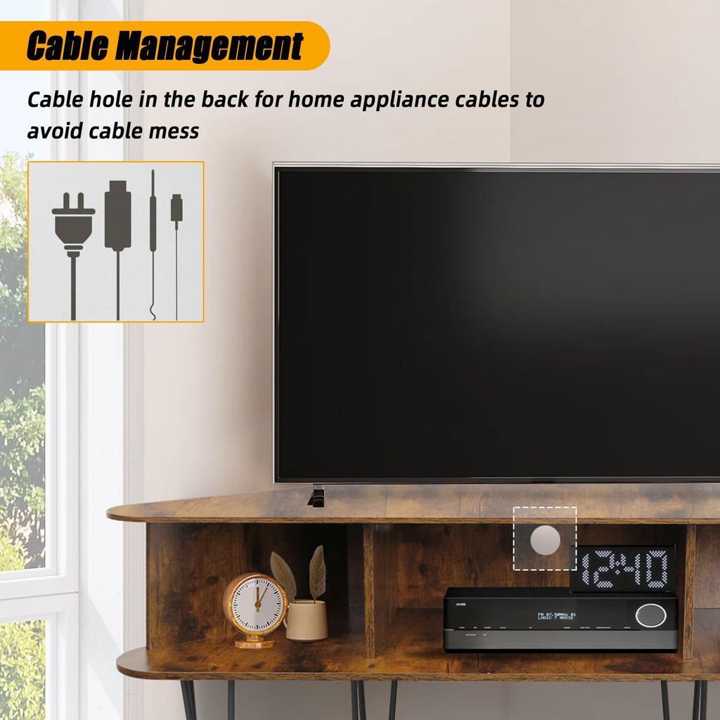 Corner TV Stand with Storage I7303
