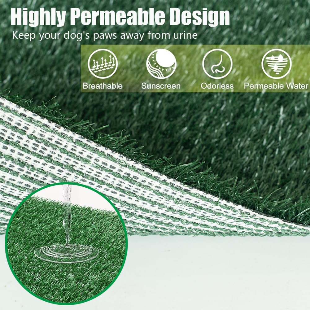 Dog Grass Pad with Tray 20x30 Inch U586037