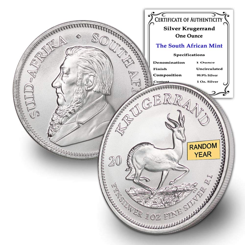 1 oz South African Silver Krugerrand Coin P8430