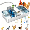 3 Gallon Stainless Steel Chicken Waterer C582383