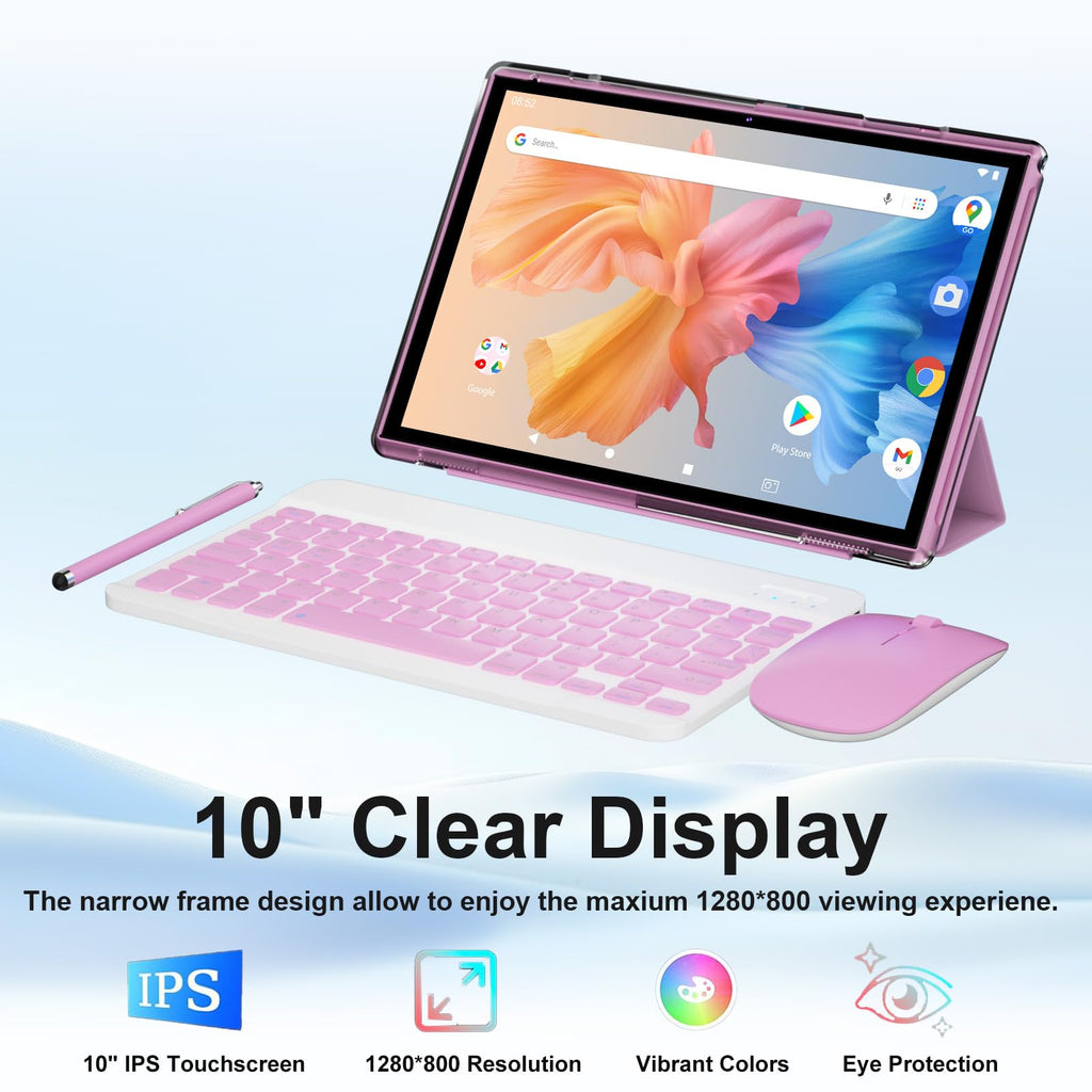 10 inch 2 in 1 Android Tablet with Keyboard 8GB RAM 32GB ROM Z965