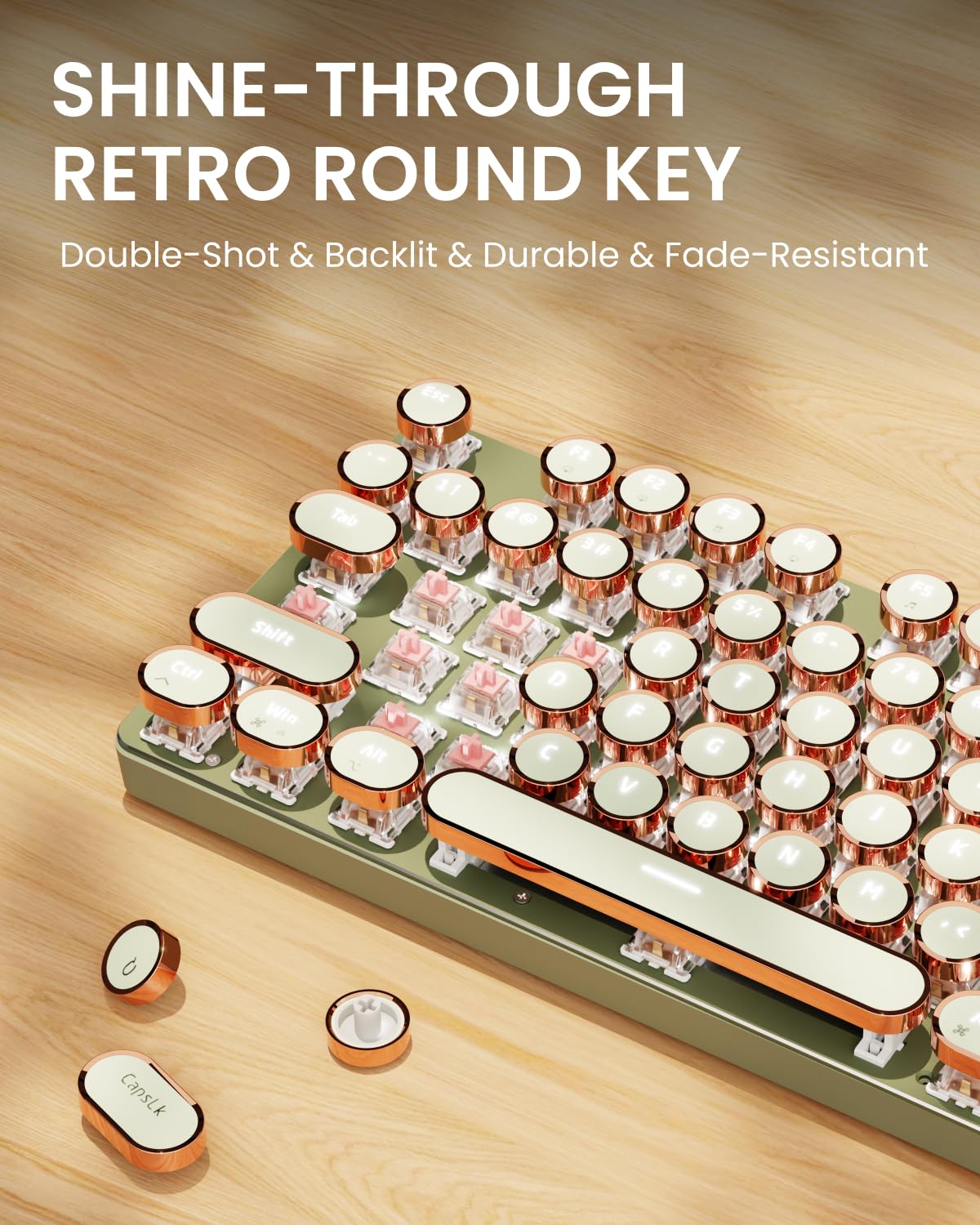 Typewriter Style Mechanical Keyboard I946
