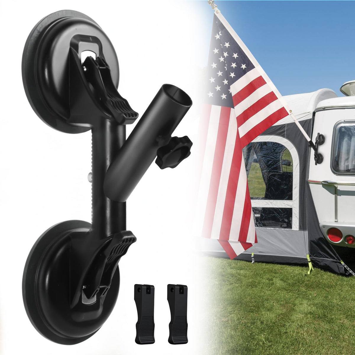 Suction Cup Flag Pole Mount Q35389