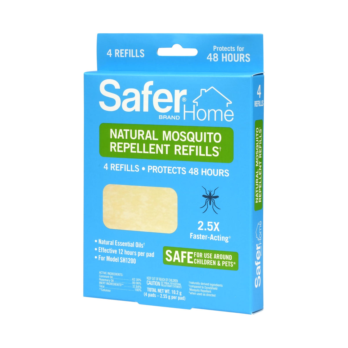 Natural Mosquito Repellent Refills 4 Pads O8495
