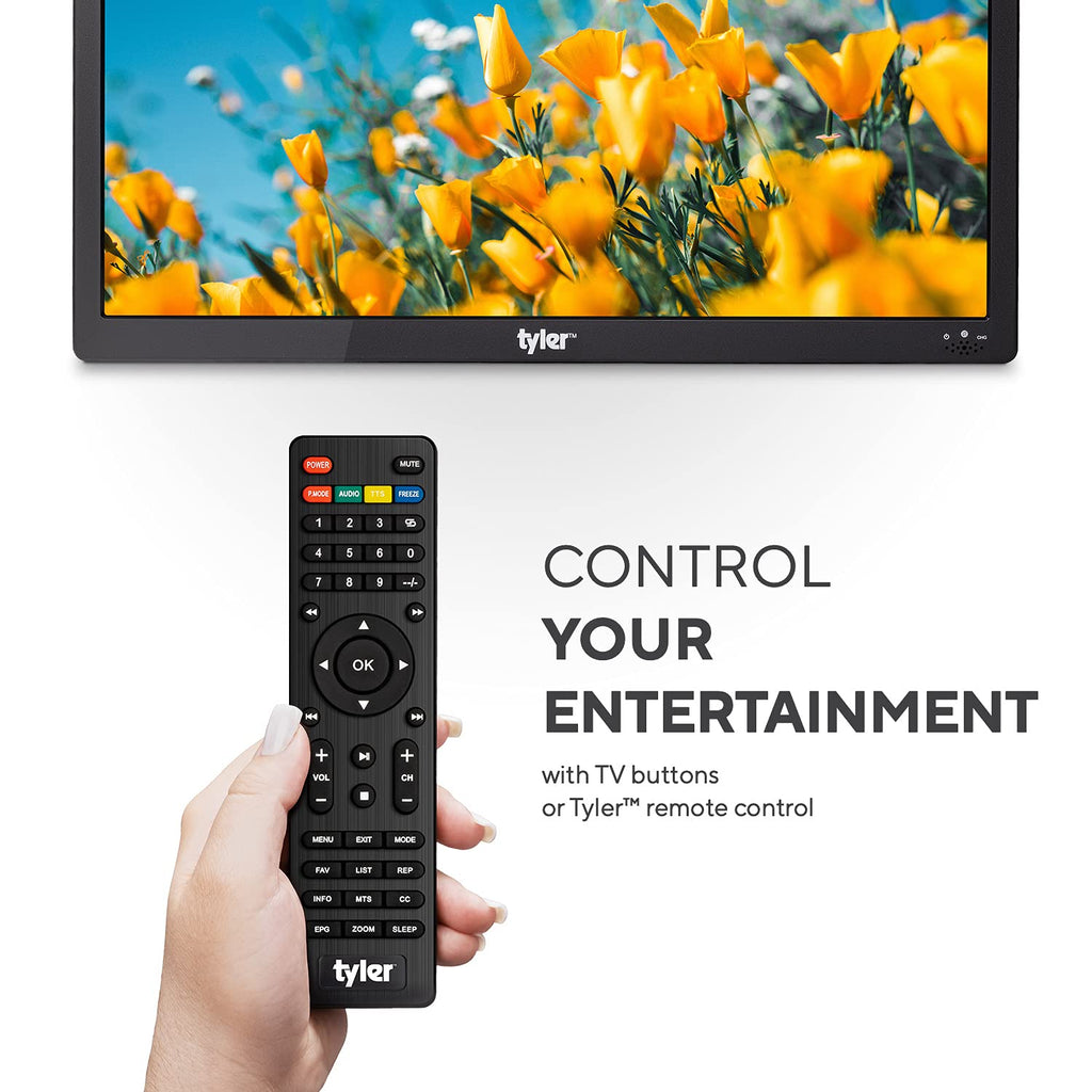 16" Portable LCD TV Battery Powered Wireless Capability HD-TV Q4823