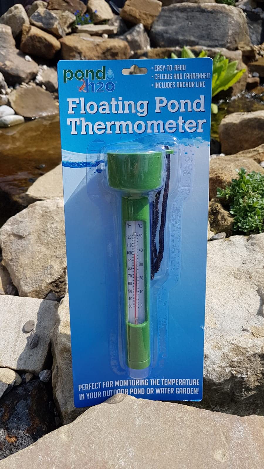 Floating Pond Thermometer & 4-in-1 Pond Cleaning Care Kit L952