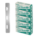 Single Straight Edge Razor Blade Refills, 5 Pack of 20 X602676