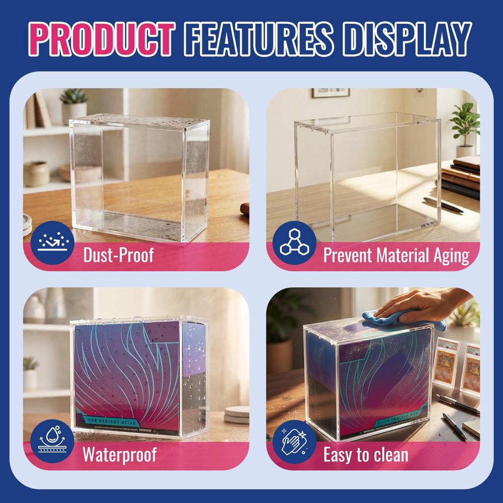 Clear 5mm Acrylic Display Case J435