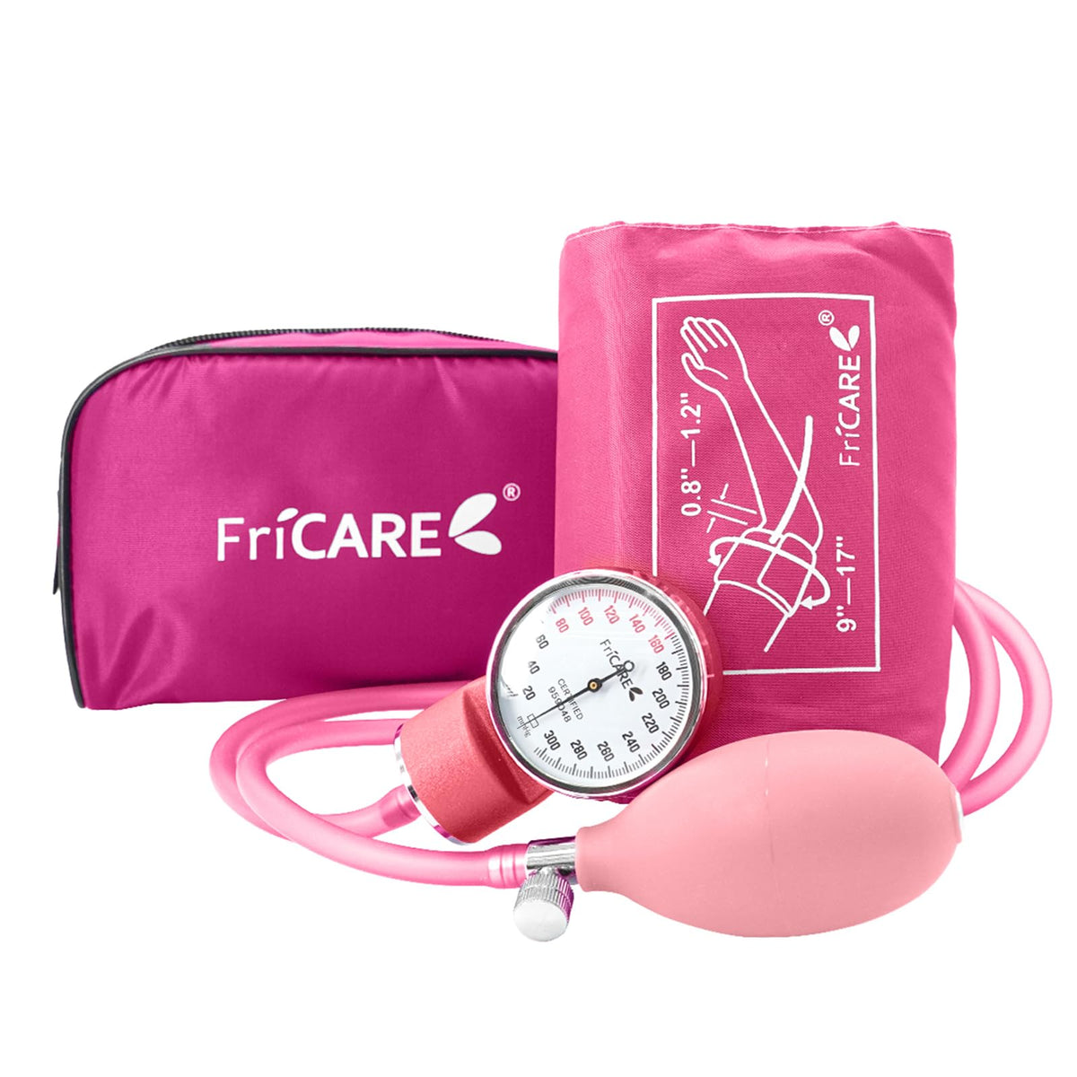 Pink Manual Blood Pressure Cuff C57302