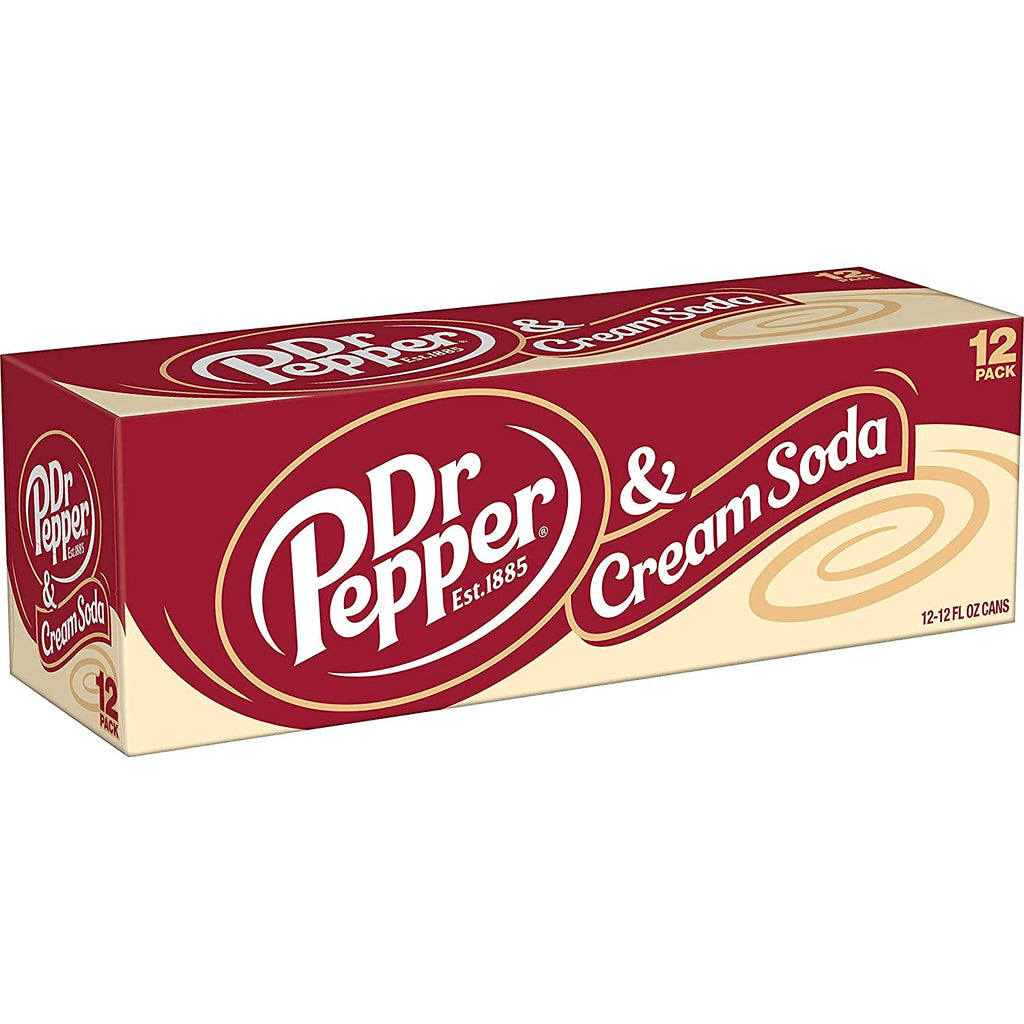 Dr Pepper and Cream Soda Zero 12 fl oz Cans 24 Count L58211
