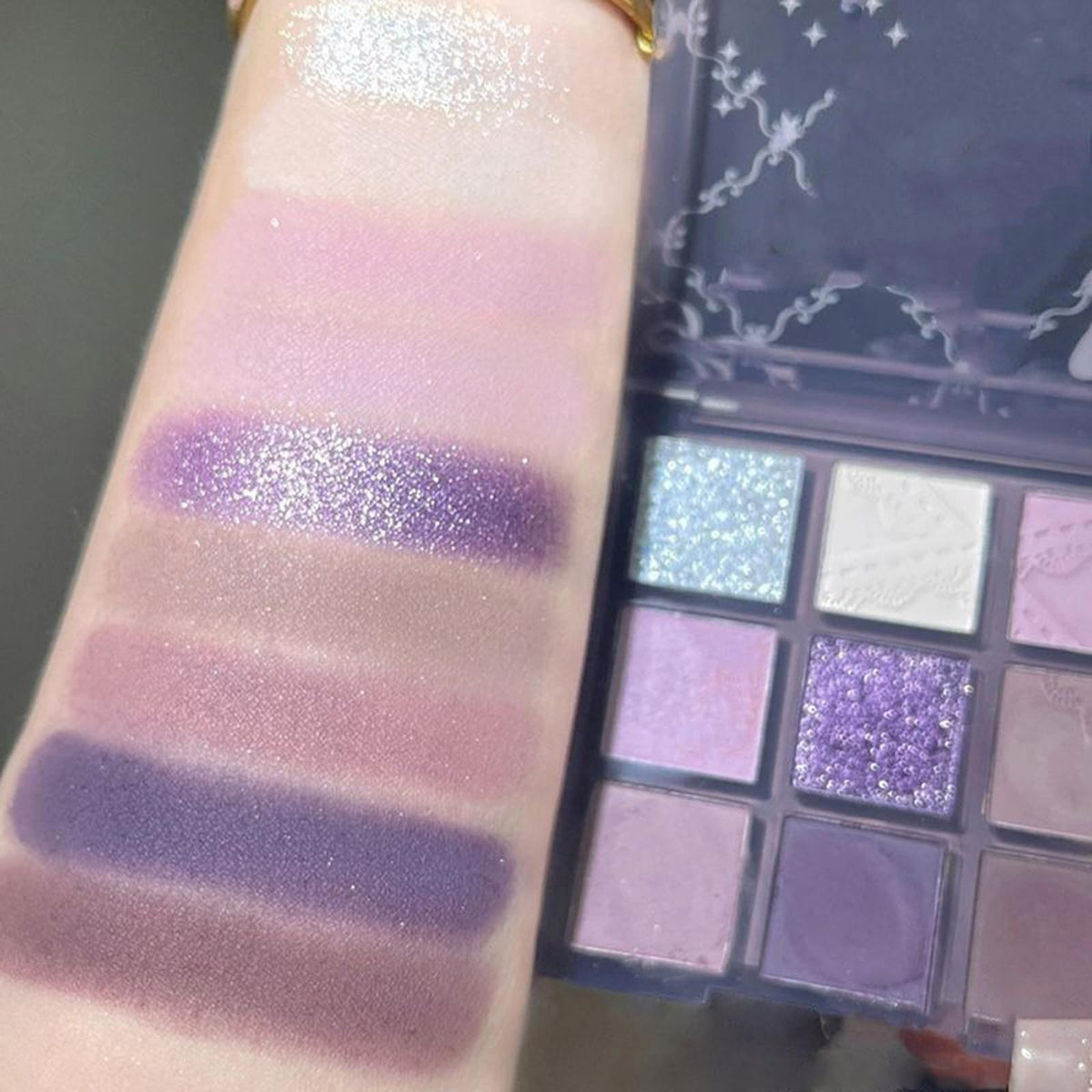 Dark Purple Plum Lavender Mauve Smoky Eyeshadow Palette P540813