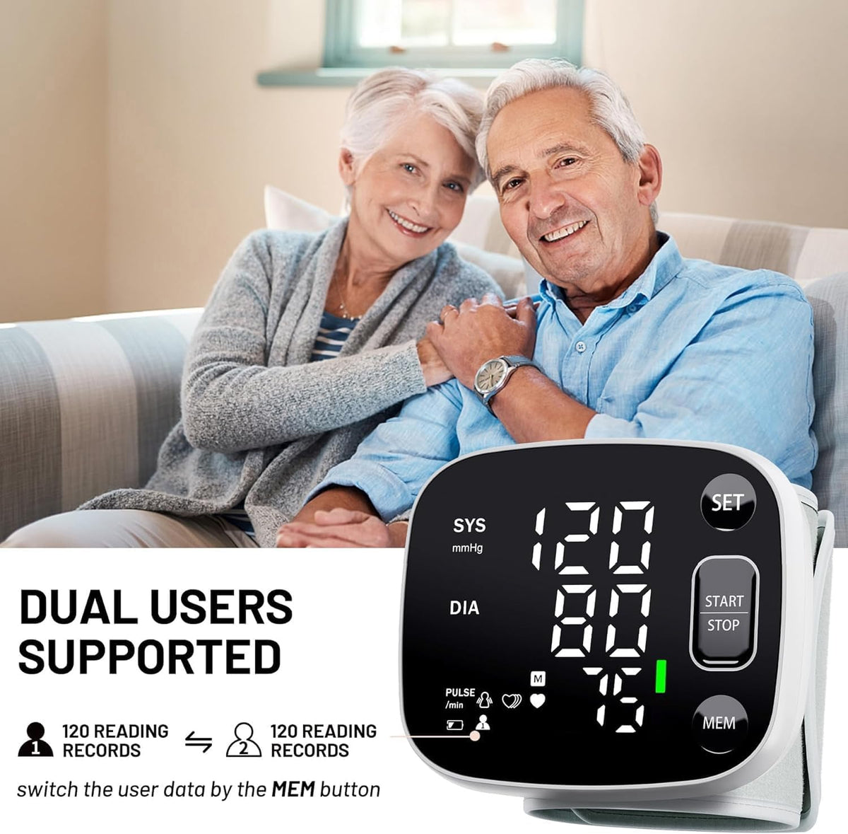 Wrist Blood Pressure Monitor U60814