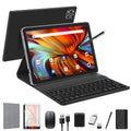 10 inch Android Tablet with Keyboard, 128GB ROM 16GB RAM, Black V396496