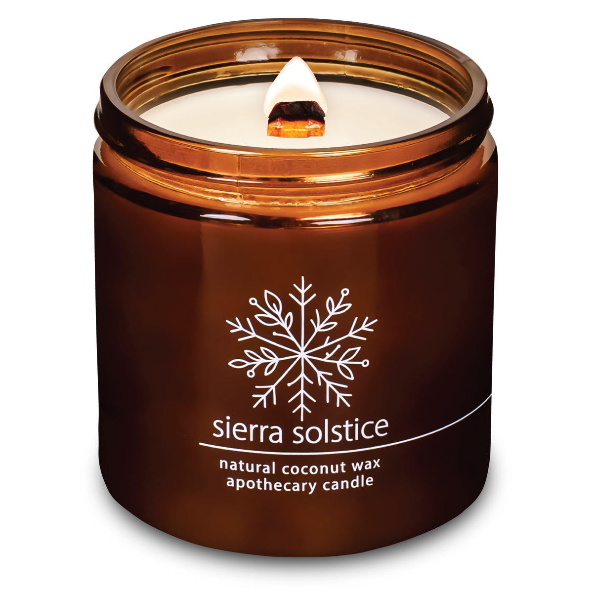 16 oz Crackling Wood Wick Candle D261755
