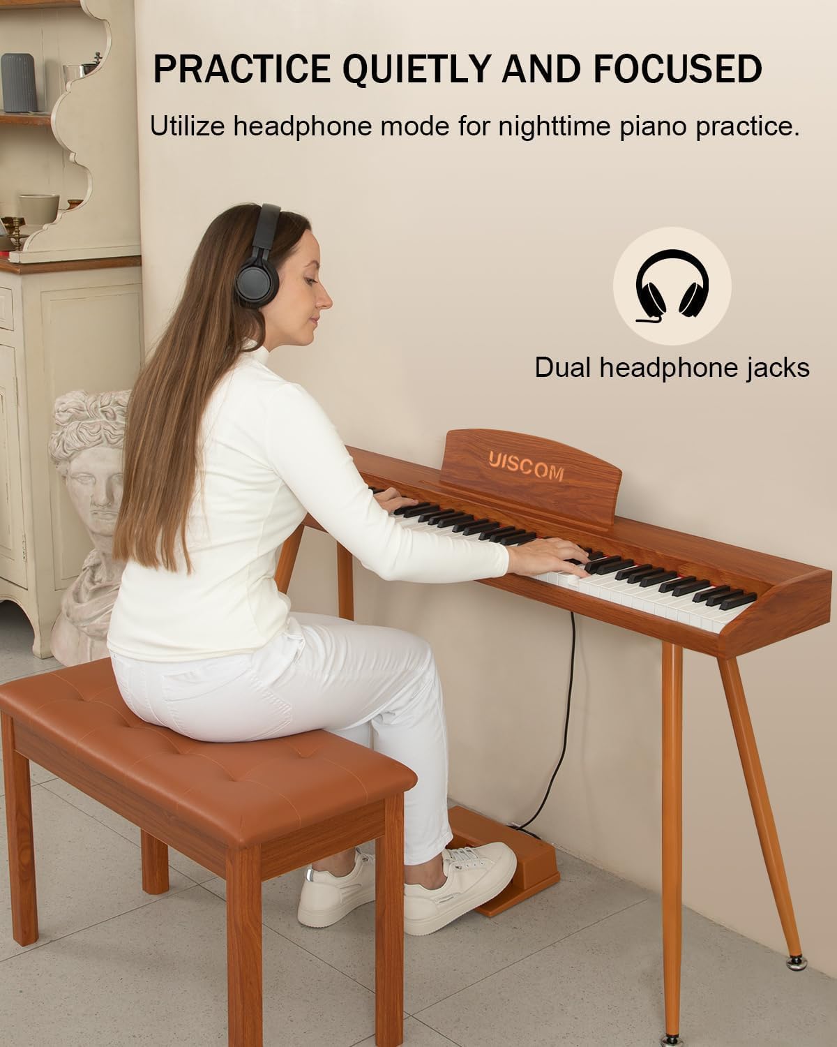 88 Key Semi-Weighted Digital Piano Keyboard L781