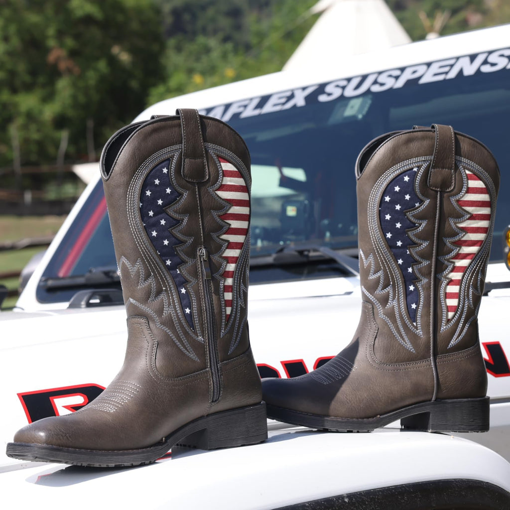 Square Toe Cowboy Boots T68639