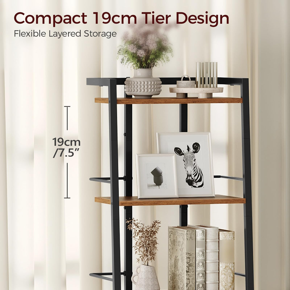 5-Tier Ladder Book Shelf V70736
