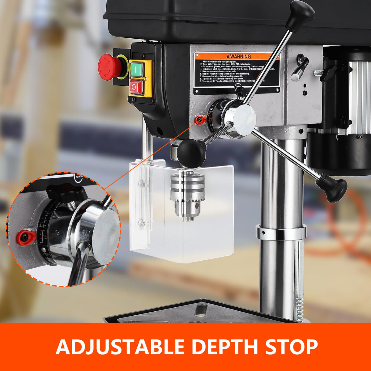 15 in Benchtop Drill Press with Variable Speed K980591
