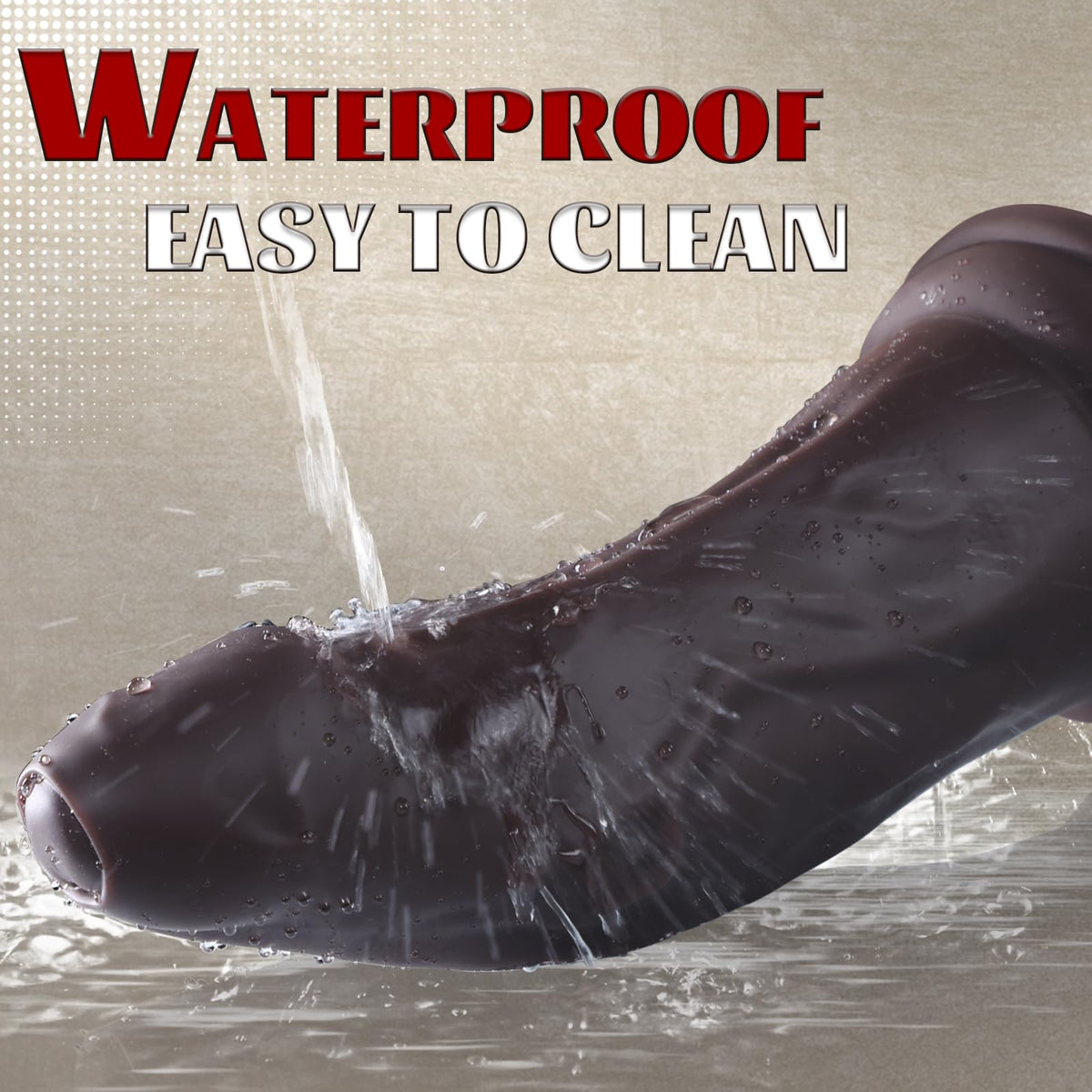 13 Inch Dual Density Silicone Dildo with Suction Cup L756