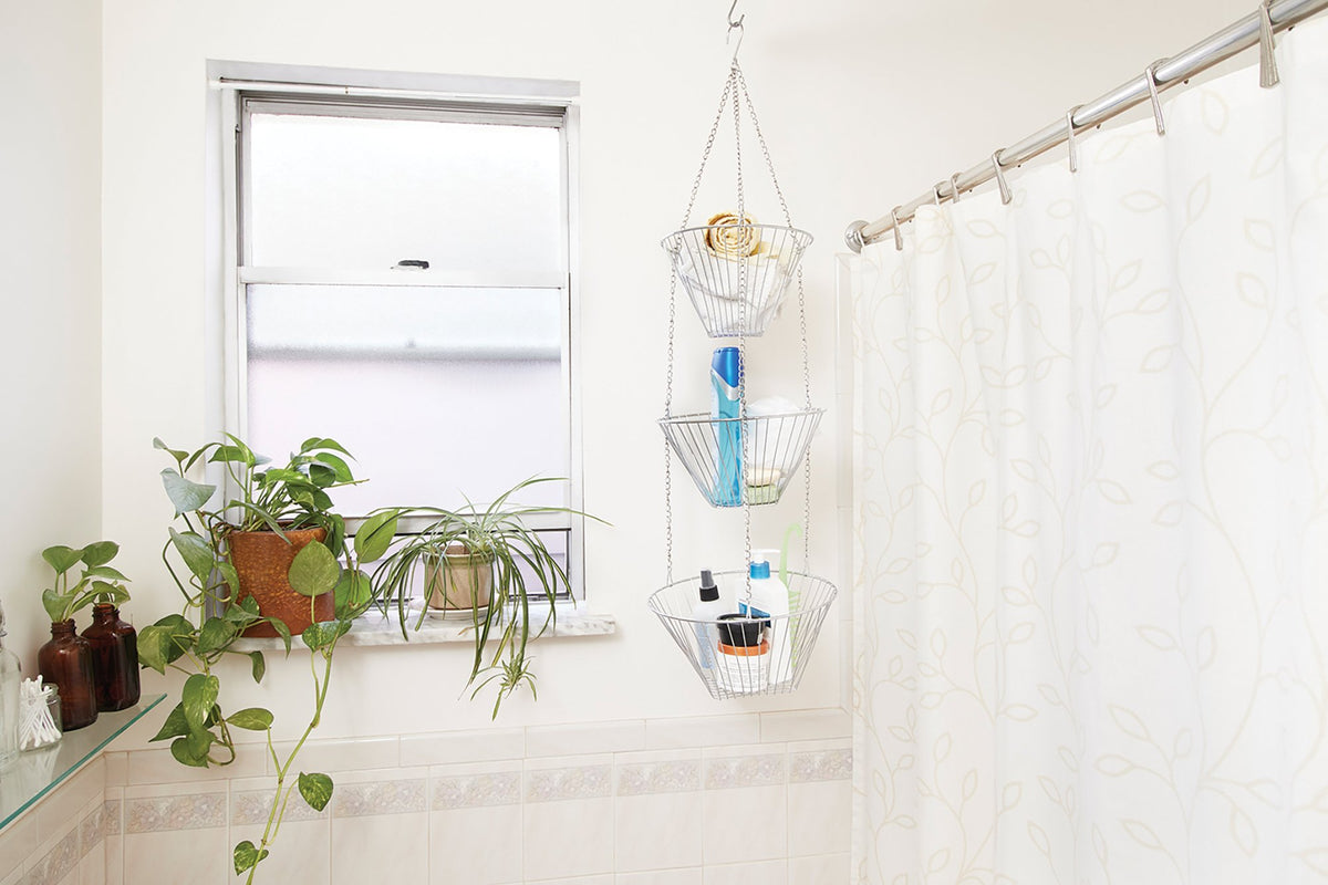 Three Tier Hanging Wire Baskets, Pack of 2 P5797