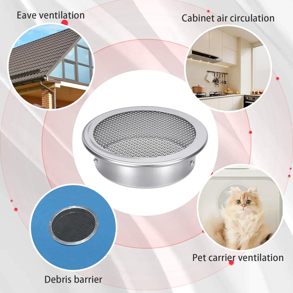 2-Inch Round Open Screen Vent 12 Pack W503