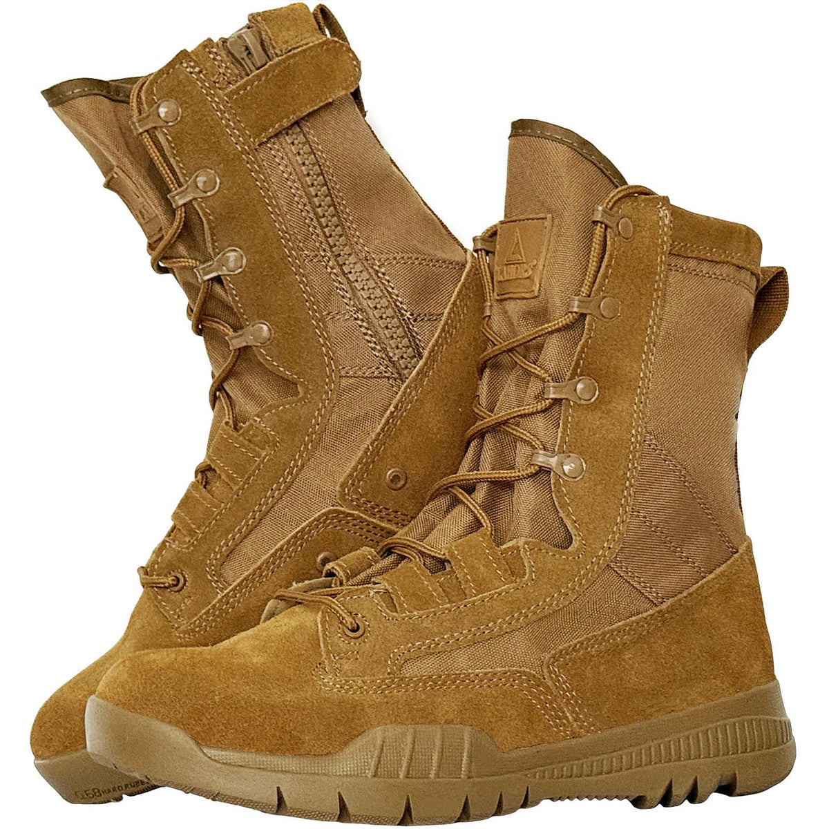 8 Inches Suede Leather Side Zipper Work Boots T93034