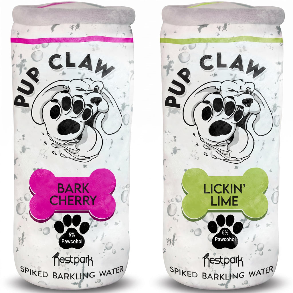 Plush Dog Toys with Squeaker and Crinkle 2 Pack I46255