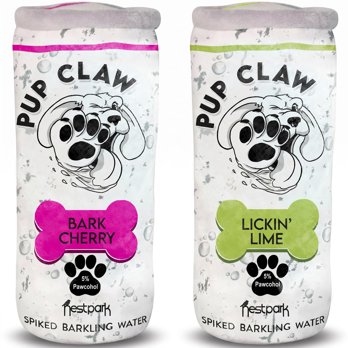 Plush Dog Toys with Squeaker and Crinkle 2 Pack I46255