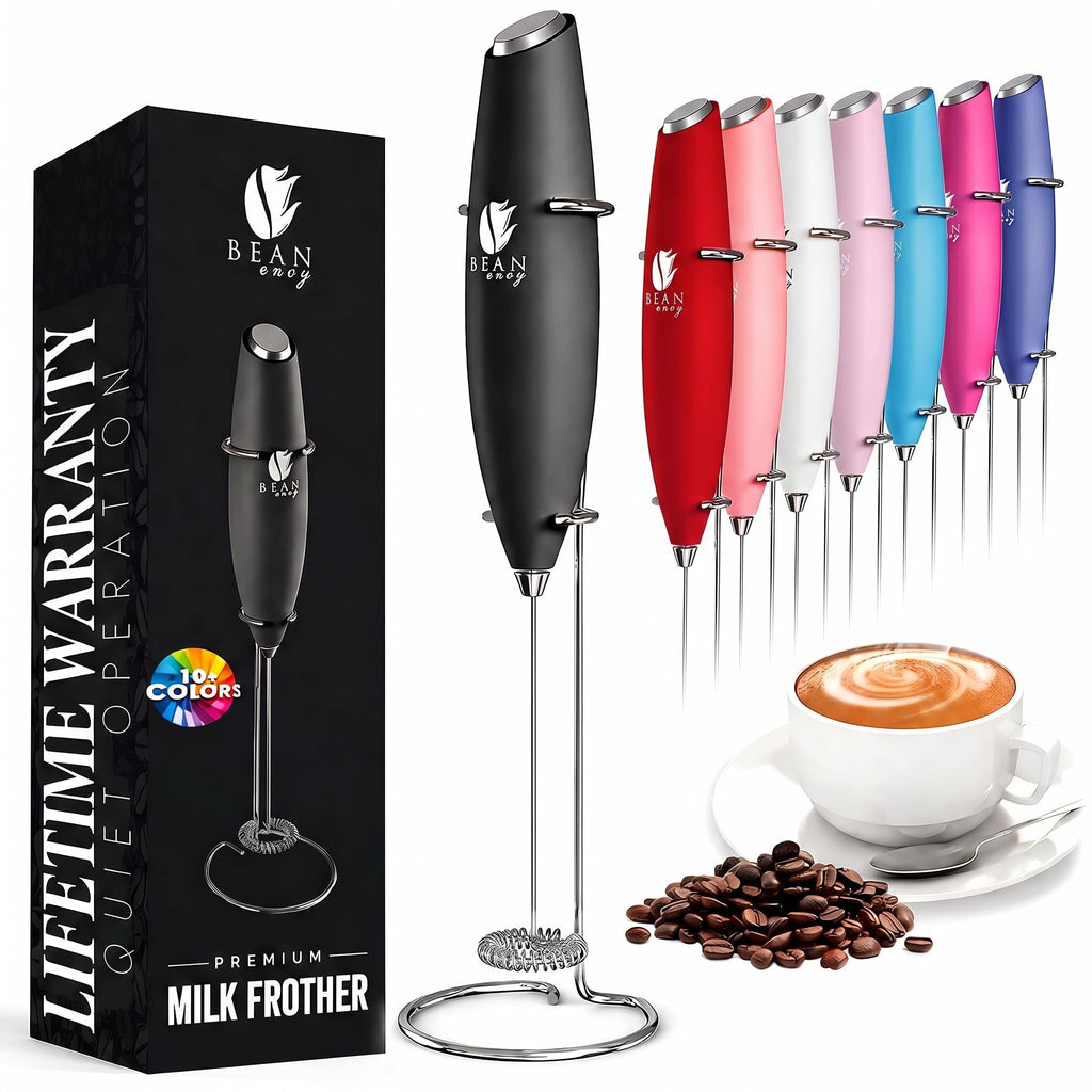 Black Handheld Milk Frother W1274