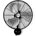 Black 20in 3 Speed Oscillating Wall Fan K911