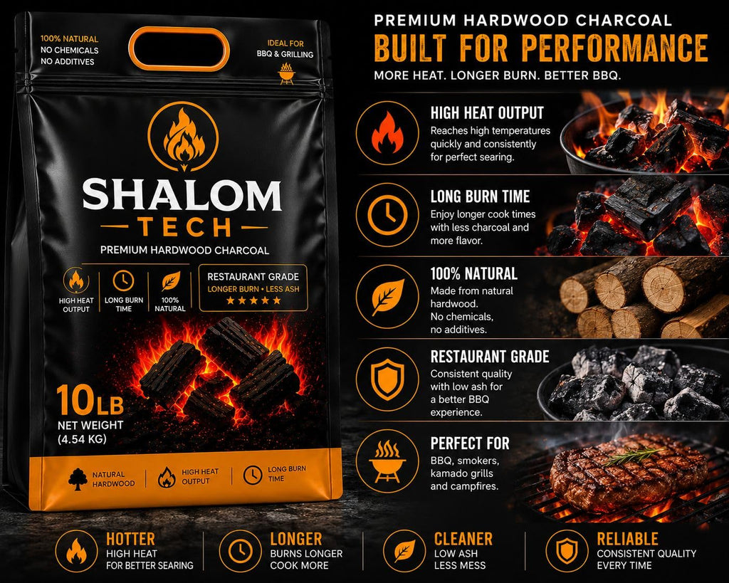 10 LB All Natural Hardwood Lump Charcoal I87315
