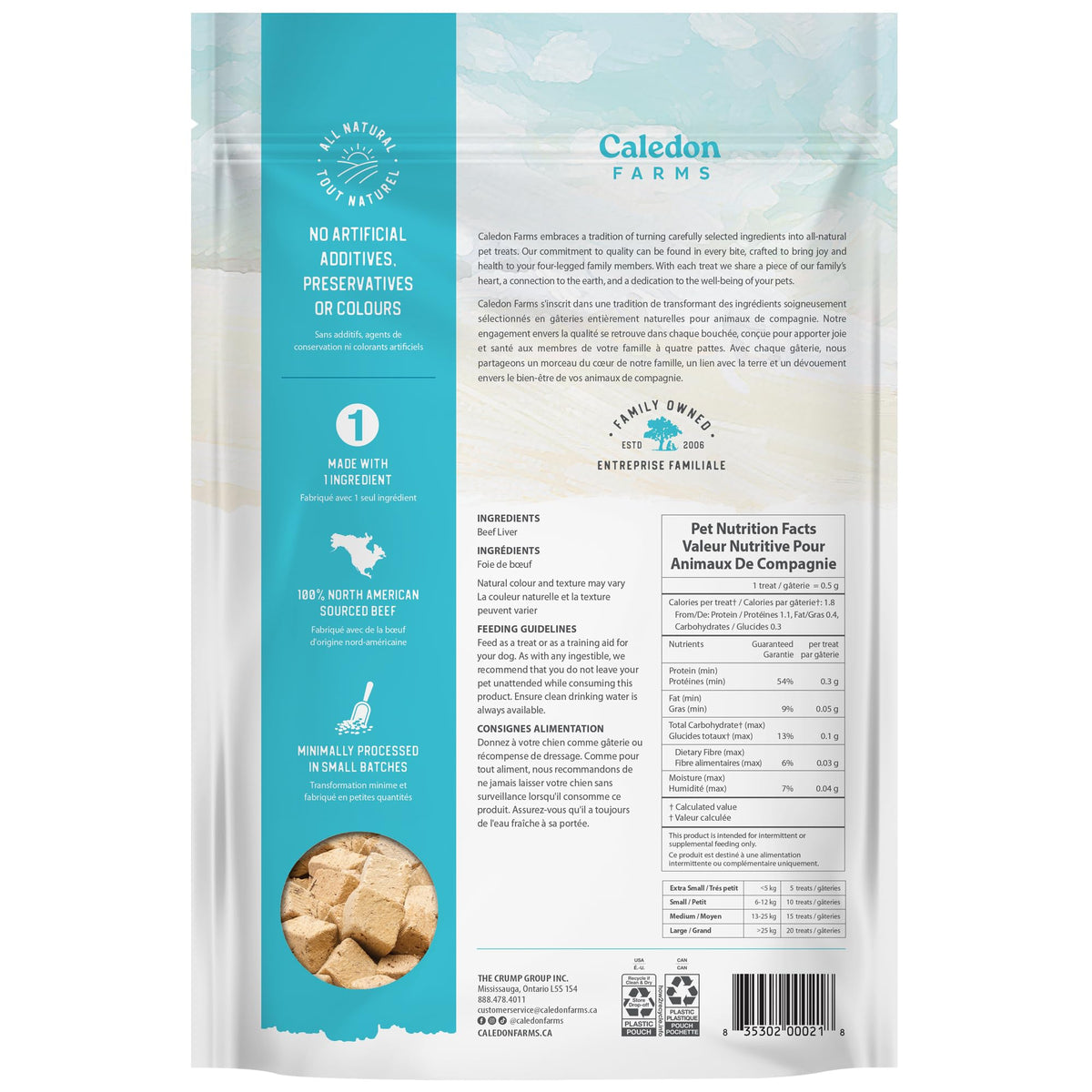 Freeze Dried Beef Liver Dog Treats, 5.3OZ E3604