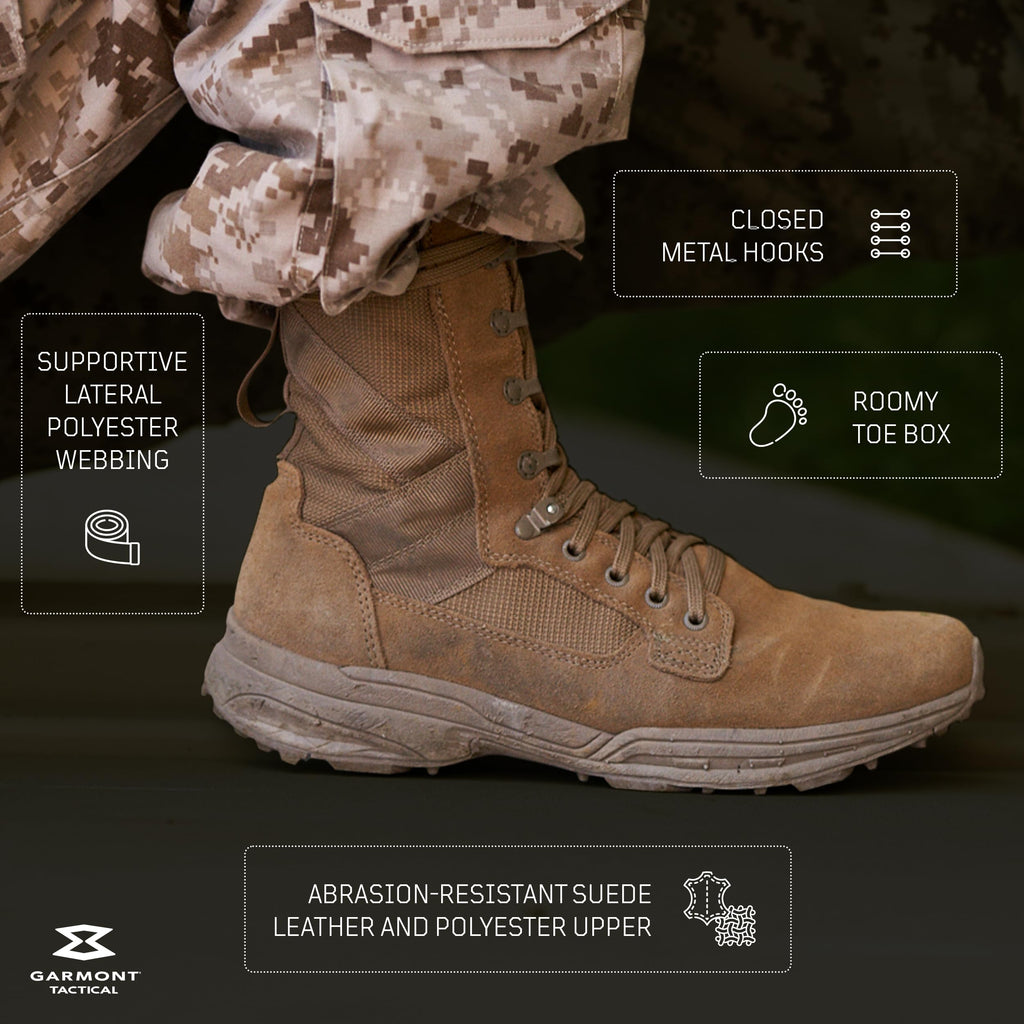 Suede Combat Boots P23693