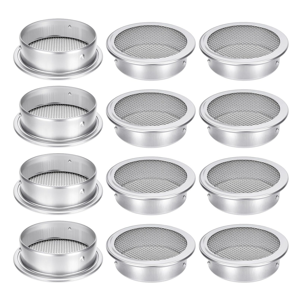 2-Inch Round Open Screen Vent 12 Pack W503