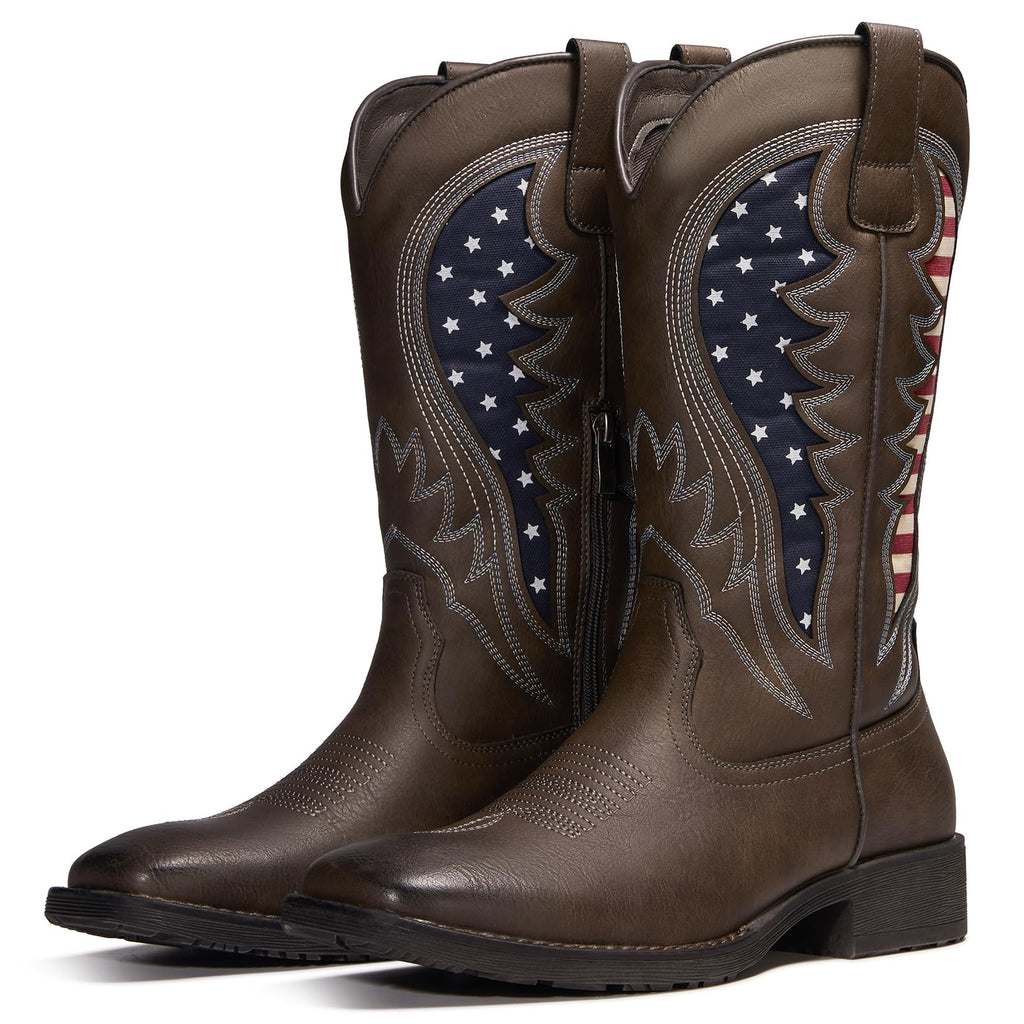 Square Toe Cowboy Boots T68639