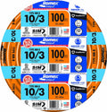 Orange 10/3 Indoor NMB Cable 100ft Coil T3364