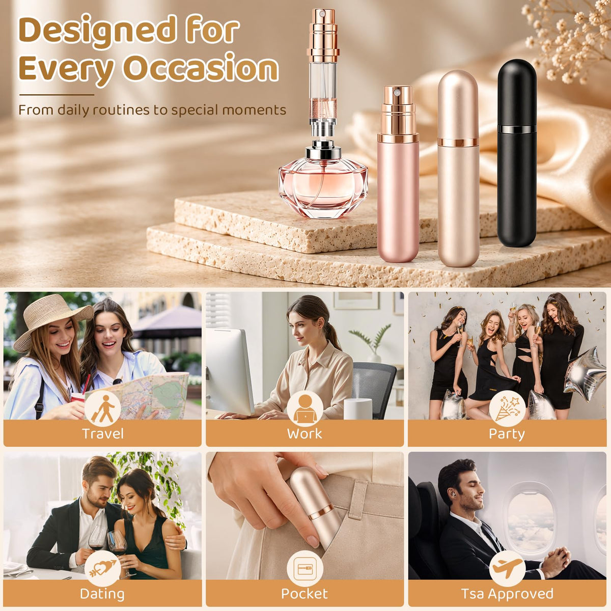 Refillable Perfume Atomizer 5ml X150