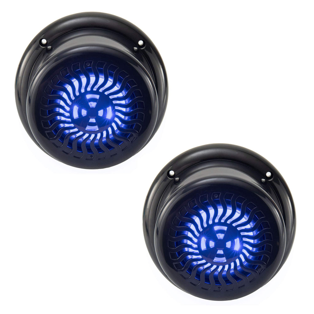 2 Pack 5.25" Black Flush Mount Speakers K704