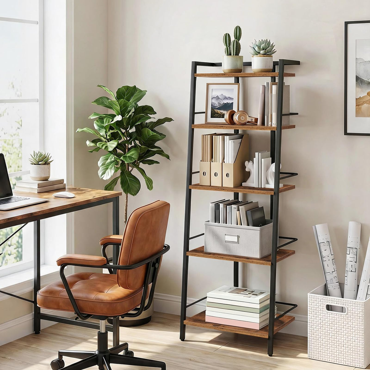 5-Tier Ladder Book Shelf V70736