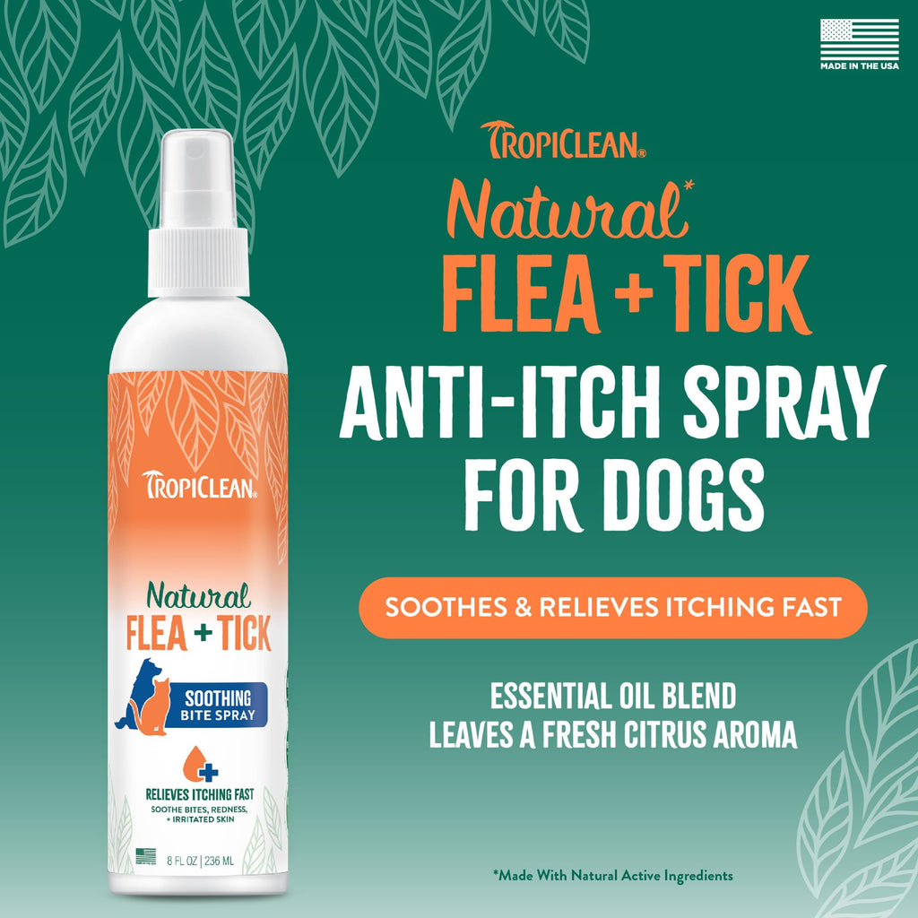 Flea and Tick Bite Relief Treatment Spray for Dogs & Cats, 8oz T1982