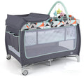 4 in 1 Pack and Play Portable Baby Playard with Bassinet E526