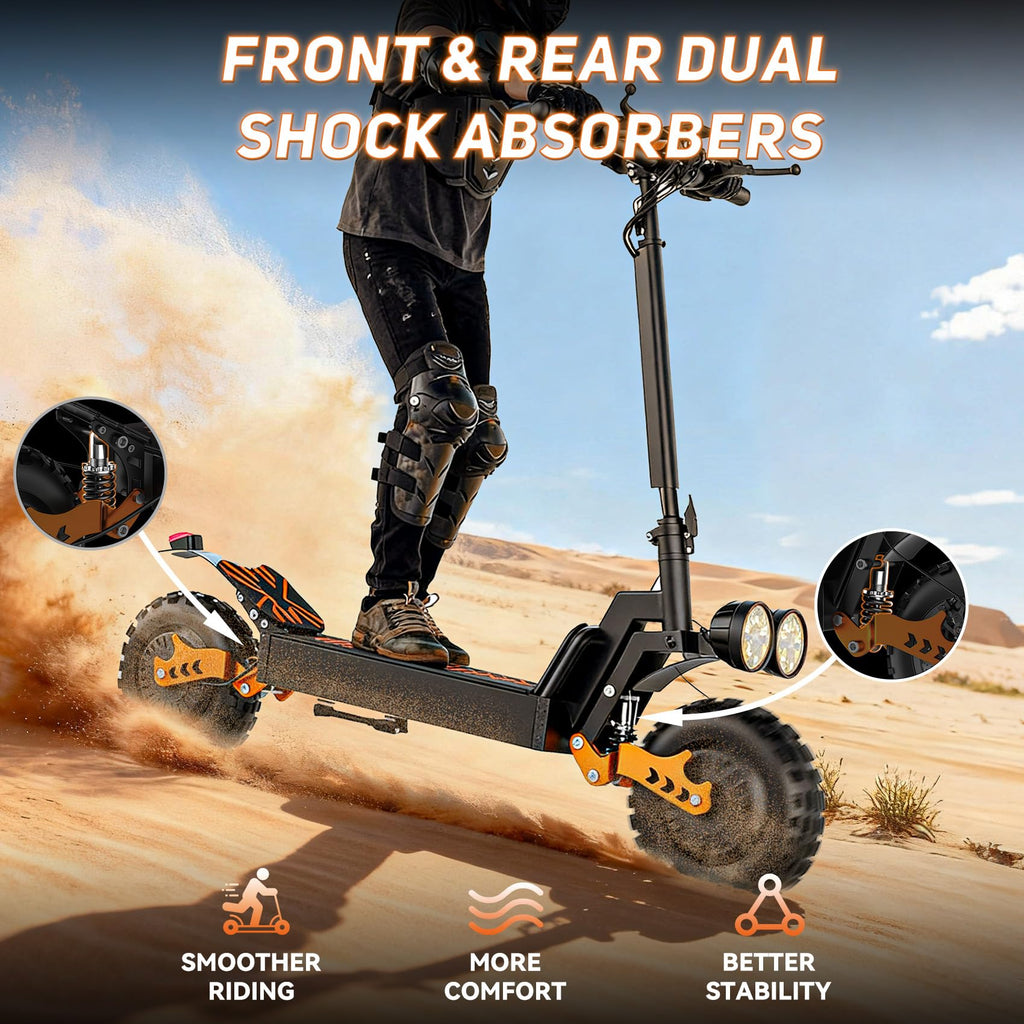 800W Motor 25 Miles Long Range Electric Scooter P2552