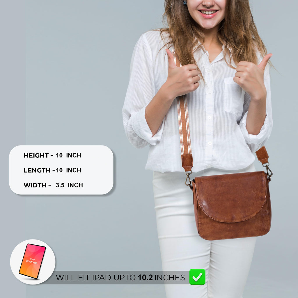 Genuine Leather Crossbody Bag K8755