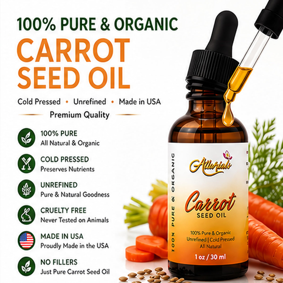 Carrot Seed Oil 1 Oz E325130