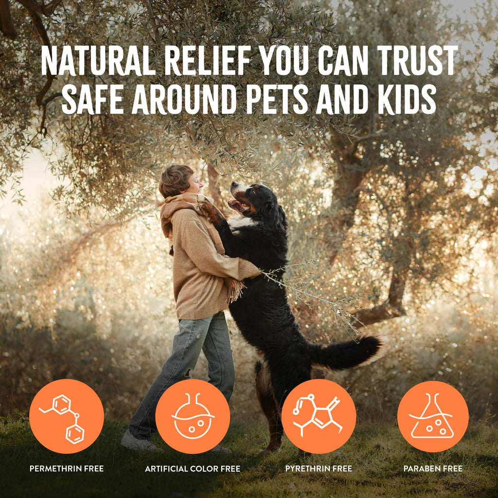 Flea and Tick Bite Relief Treatment Spray for Dogs & Cats, 8oz T1982