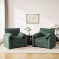 2 Pack Oversized Green Accent Chair T246